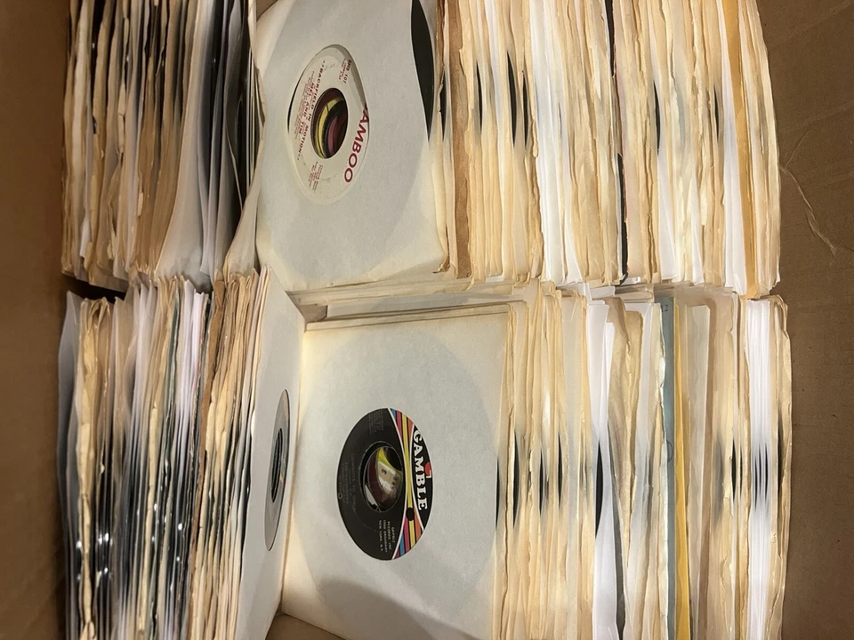 Nice Lot Of 20 45’s Records 1950s-80s 7” Vinyl Foto 3 de 4