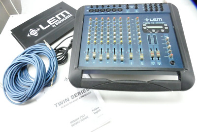 Generalmusic LEM Twin 10 Audio Mixing Console Powermixer 2x200W Pro-3772