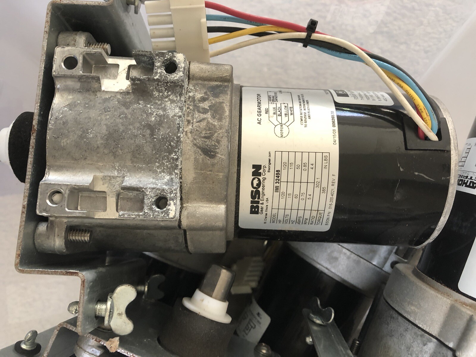 Bison AC Gear motor, IMI 32498, P/N0162004021, Marathon Electric152