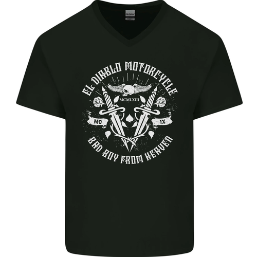 T-shirt Homme Basique Col V – 100% Coton, Manches Courtes, Confortable, Pour Sport Ou Décontracté