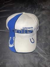 INDIANAPOLIS COLTS Reebok Pro Line Hat Cap Adjustable NFL White Blue Manning