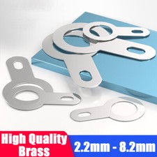 Solder Tag Lug Ring Earth Connector Brass 2.2mm-8.2mm Welding Washer Copper Ear
