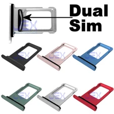 iPhone 13 Replacement Nano Dual Twin Sim Card Holder Tray + Rubber Gasket