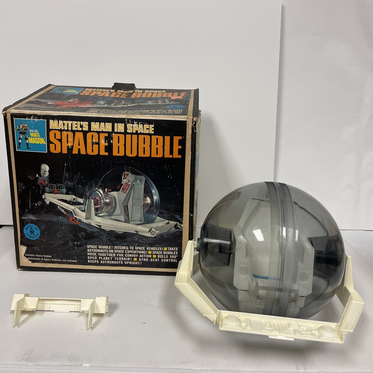 Major Matt Mason MATTEL'S MAN IN SPACE, Space Bubble IN BOX 1968