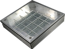 Triple Sealed Recessed Manhole Drain Cover 200 x 200 x 60mm Internal Locked