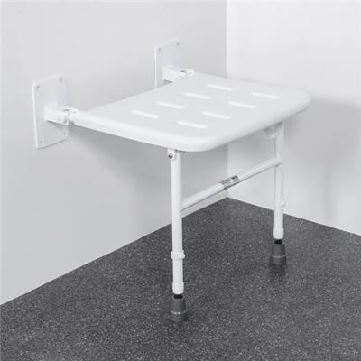 Nymas NymaPRO Shower Seat With Legs 130202WH UK