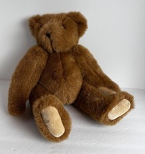 The Vermont Teddy Bear Company Brown Teddy Jointed 16  Plush Bear USA