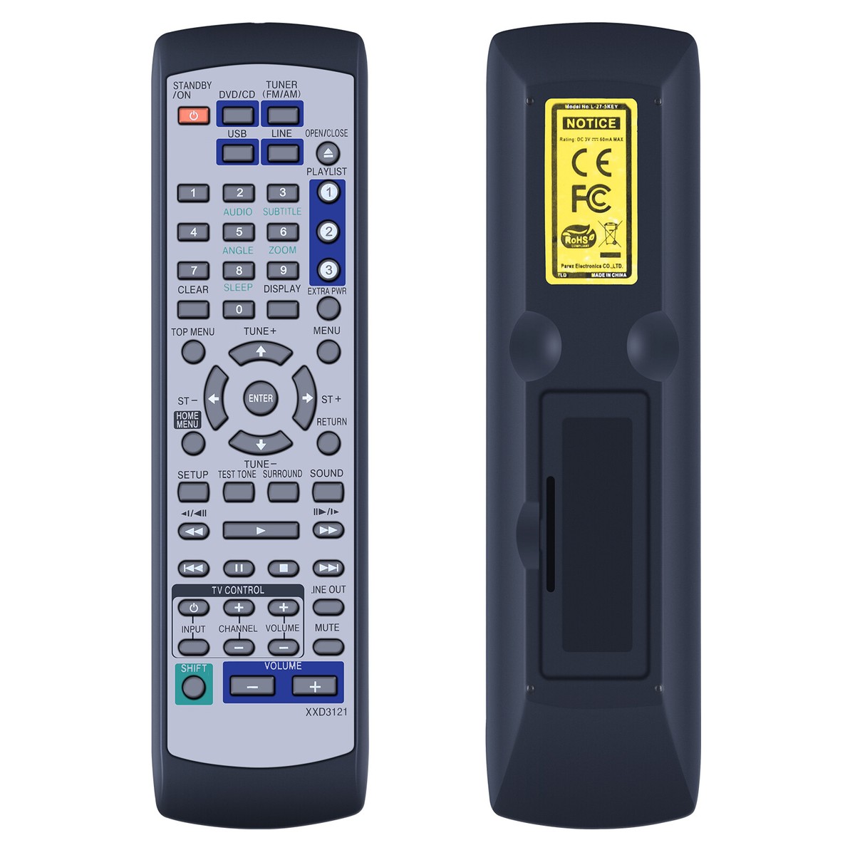 New XXD3121 For Pioneer DVD Audio Remote Control XV-DV363 XV-DV368
