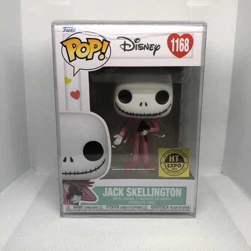 Funko Pop Disney Jack Skellington #1168 Pink Suit 2022 Hot Topic Expo Exclusive