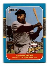 Ray Dandridge 1987 Donruss Highlights #18 Minneapolis Millers NM-MINT