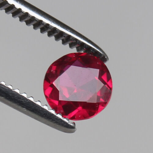 Natural Red Ruby 1.80 Ct Pigeon Mozambique Round Cut Loose Certified Gemstone - Picture 1 of 8