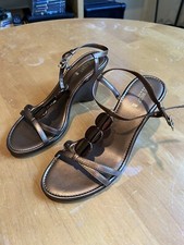 Nine West Bronze Sensuous Dress Sandals US Women Size 8M