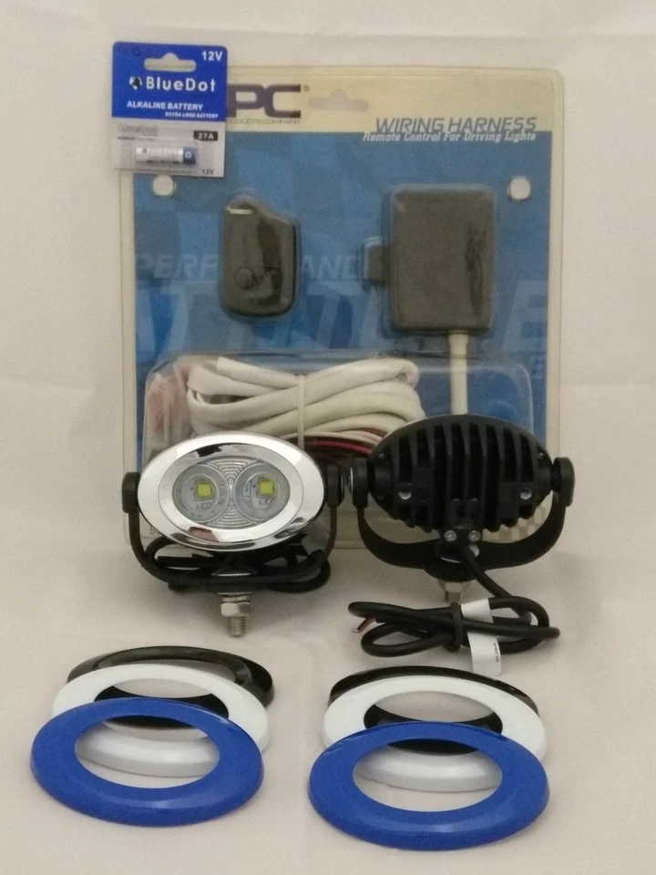 Kit de luces antiniebla auxiliares LED 6000K para Honda Grom MSX125 (todos los años) Foto 4 de 4