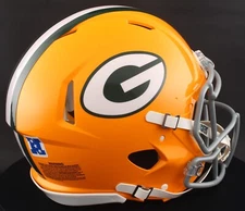GREEN BAY PACKERS NFL Riddell Speed AUTHENTIC Throwback Football Helmet