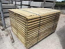 •New• Pressure Treated Vertical Board Wooden Garden Fence Panel - 6x4