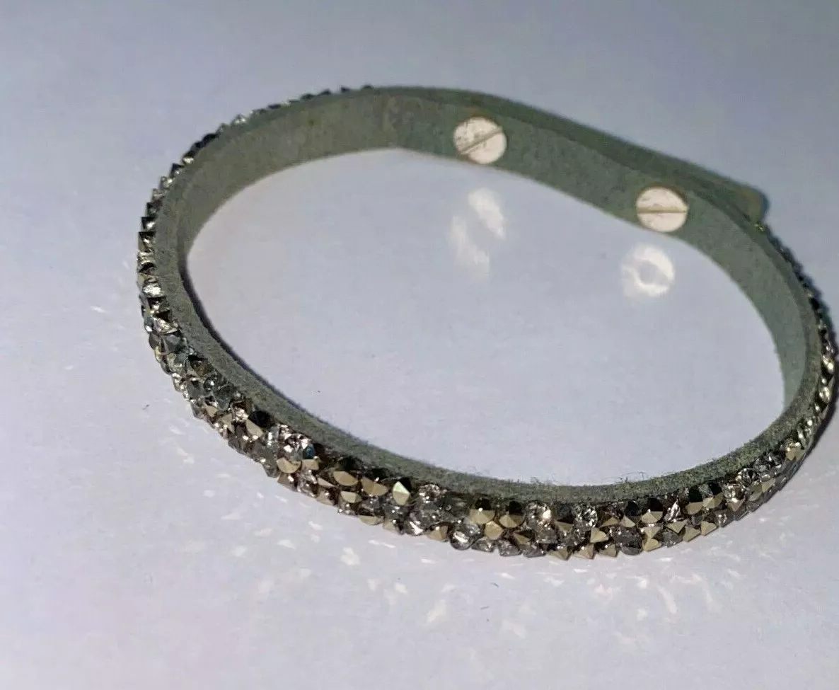 Swarovski Crystaldust Bracelet Women s Jewelry Fashion In Grey eBay