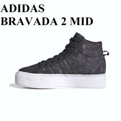 Adidas Bravada Adidas High Tops Womens Black ADIDAS BRAVADA MID