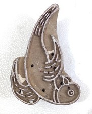 Wooden hand carved Printing Stamp Block for Fabrics Printing ZEFB-230