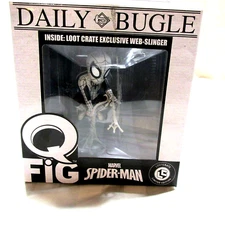 2017 Q Fig QMX Spider Man Marvel Loot Crate Exclusive Collectible Figurine