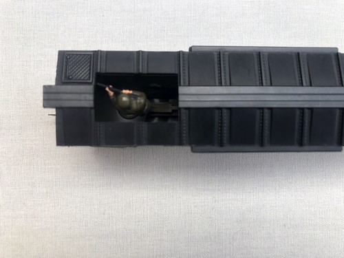 Triang Hornby R639 OO Gauge Battle Space Sniper Car D-459 Olive Drab VG+C - 第 10/19 張圖片