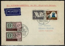 Germany 1967 Airmail Cover From Germany To Malaga,Spain-Flight Cd's - Fine Used
