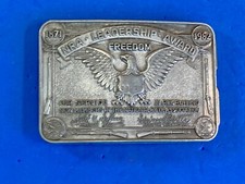 NRA Leadership Award 2Nd Amendment - The Right To Bear Arms Belt Buckle