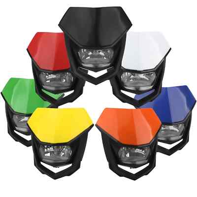 Motorcycle Headlight Halogen lamp for Honda CRF Suzuki Kawasaki KLX150 Yamaha