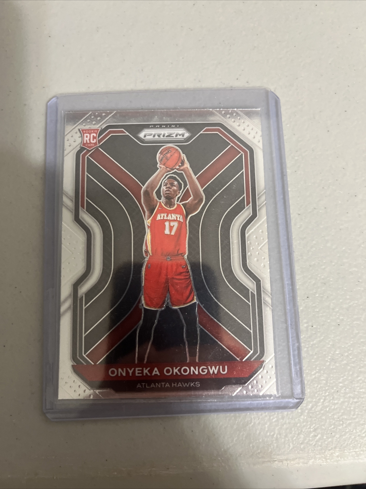 2020-21 Panini Prizm Base Rookie Card #260 Onyeka Okongwu RC Hawks