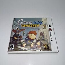 Scribblenauts Unmasked - A DC Comics Adventure - Nintendo 3DS CIB (tested)