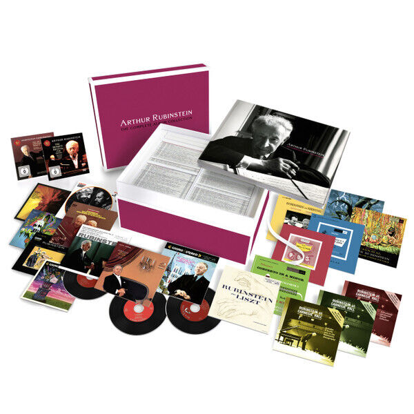 Arthur Rubinstein Complete Album Collection 142-CD 2-DVD Box Arthur Rubinstein Complete Album Collection 142-CD 2-DVD Box