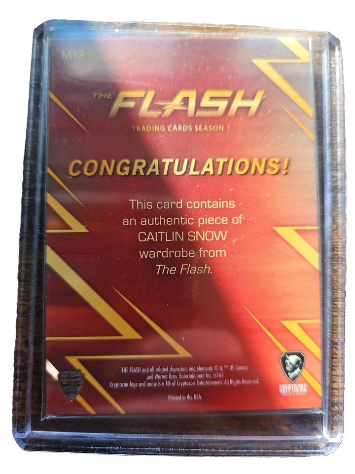 The Flash Season 1 Wardrobe Prop Card M12 Danielle Panabaker as Caitln Snow   - Image 2 of 2