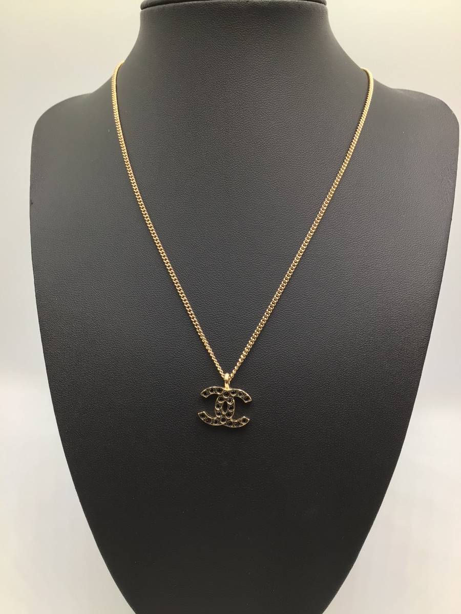CHANEL ココマーク・ブラックストーン 送料・代引手数料無料】◇【中古】 シャネル ココマーク