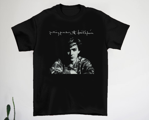 David Sylvian T-Shirt Pulling Punches schwarz Baumwolle Erwachsene - Bild 1 von 3