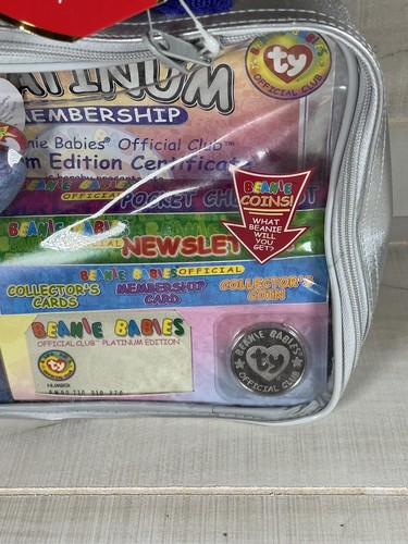 Sealed 1999 Ty Beanie Baby Platinum Membership Official Club Kit New Unopened - Picture 4 of 9