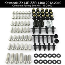Fit For Kawasaki 2012-2024 ZX14R ZZR 1400 2015 2016 Complete Fairing Bolts Kit 