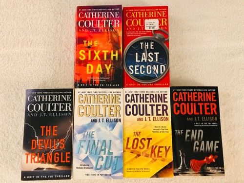 Lot 6 Catherine Coulter All A Brit in The FBI Series PB Book Complete #1- #6