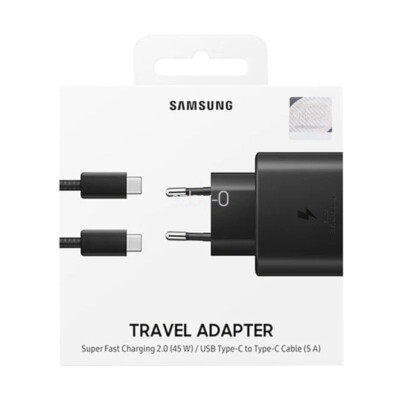 Für Samsung 45W Super Schnellladegerät Stecker USB-C Kabel Galaxy S20 S22 Ultra+
