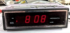 Vintage Micronta Wood Grain Model 63-776 Digital Alarm Clock - Tested & Works!