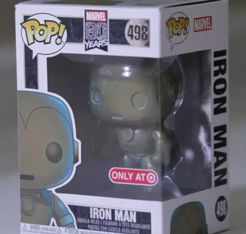 Funko Pop Marvel Iron Man #498 Pátina de Bronce 80 Años OBJETIVO EXCLUSIVO - En Mano