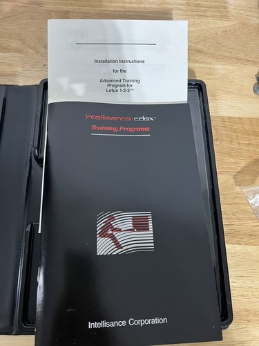 Lotus 123 Series Training Expert and Advanced 1987 Vintage Intellisance Codex - Afbeelding 8 van 15