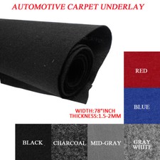 Automotive Carpeting Upholstery Replacement Sound Absorption and Insulation Lot
