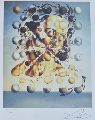 SALVADOR DALI Galatea of the Spheres HAND NUMBERED PLATE SIGNED LITHOGRAPH art