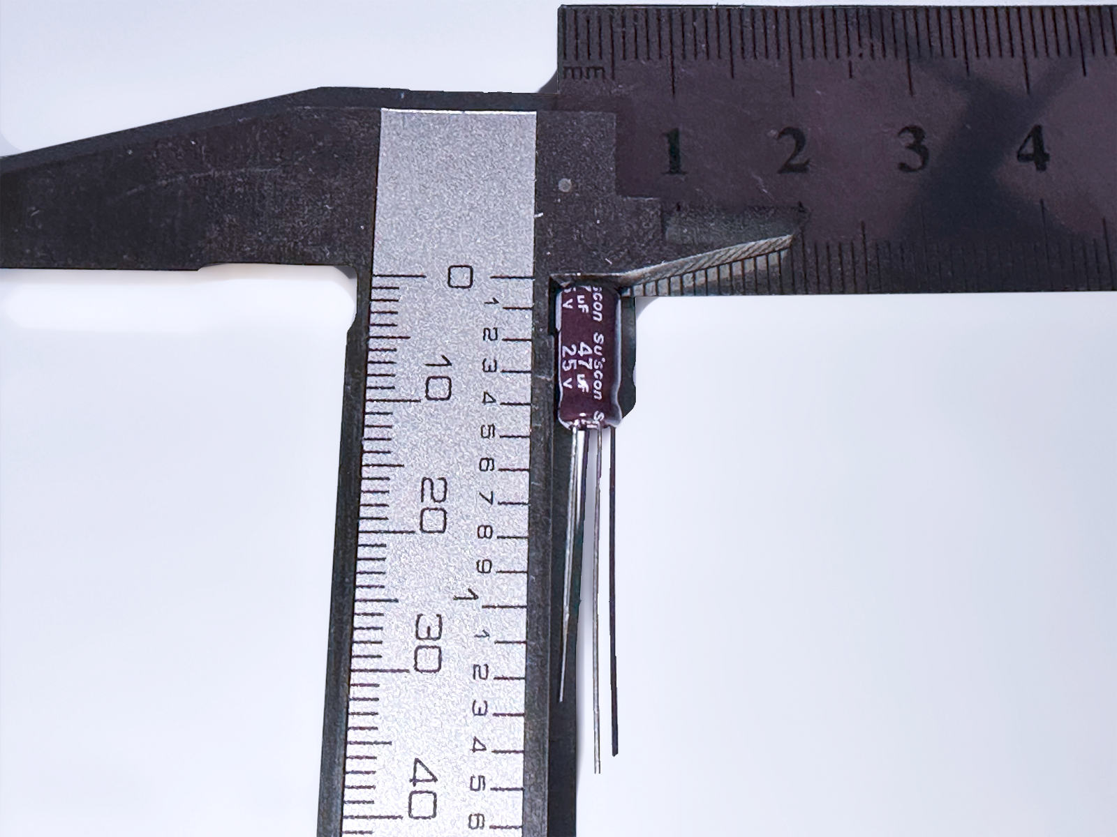 20Pcs SG25M47 Suscon 47uF 25V 5x11 Aluminum Electrolytic Radial Capacitor