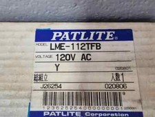 New Patlite LME-112TFB- Light Tower BLUE 120VAC LME-TFB
