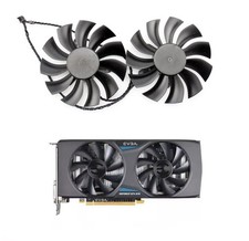 Pair Fans Cooler Fan For EVGA GTX970 ACX 2.0 Set Fans VGA PLA09215B12H 4Pin