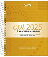 CPT 2025 Professional Edition Codebook With R...