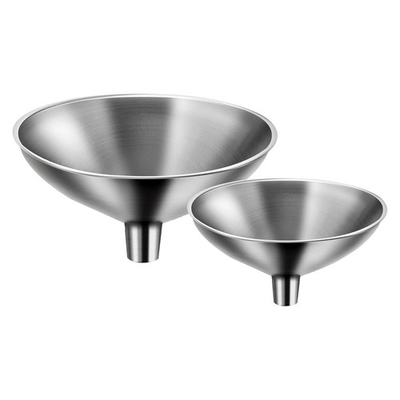 #ad Small Funnel Set of 2 Stainless Steel Mini for Essential Oil Silver $15.99