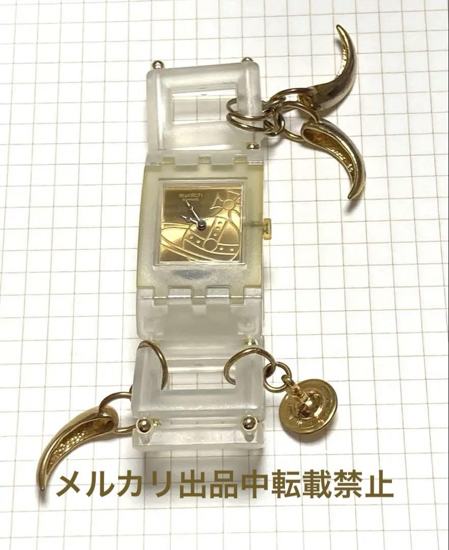 Swatch x Vivienne Westwood Cocotte Quartz Clear Plastic Watch