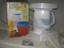 NEW Mr. Coffee TM75 3-Quart Iced Tea Maker Blue Auto Shut-Off SEALED