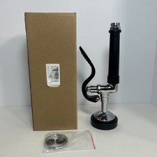 Pre Rinse Sprayer Commercial Sink Faucet Spray Valve Chrome Finished Black